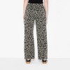 Women's Leopard Bats Barrel Leg Graphic Lounge Pants - Charcoal Gray - 3 of 3