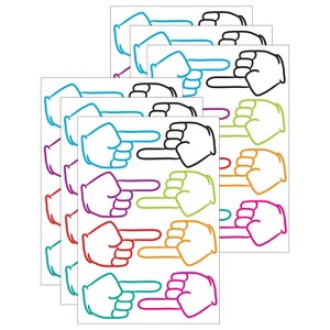 Ashley Productions® Die-Cut Magnetic Pointing Fingers, 8 Per Pack, 6 Packs - 1 of 3