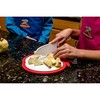Curious Chef 3-Piece Nylon Knife Set for Kids & Dishwasher Safe Tools, BPA-Free Plastic - Real Kitchen Kit, White - 4 of 4