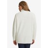 Jessica London Women's Plus Size Rollneck Shaker Sweater - 3 of 4