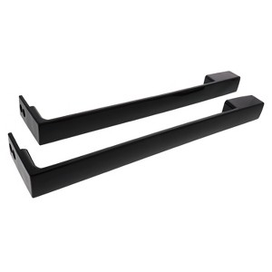 ERP® Replacement Refrigerator Door Handle Set, Black, for GE® Part Number WR12X32350 - 1 of 4
