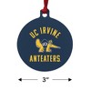UC Irvine Anteaters Logo Aluminum Holiday Christmas Tree Ornament - 3 of 4