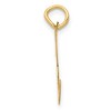 Black Bow Jewelry 14k Yellow Gold Madison Collection LG Classic Script Initial H Pendant - 2 of 4
