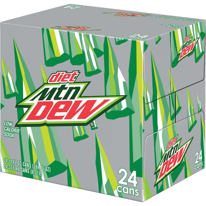 Diet Mountain Dew Soda - 24pk/12 fl oz Cans, 4 of 5