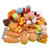 Topteng Play Food Set with Burger Pizza - 2 of 4