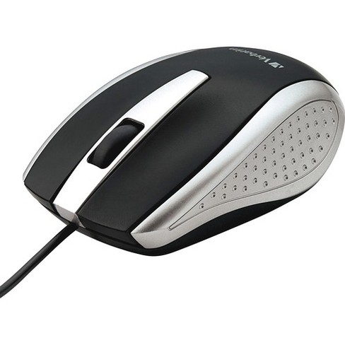 Verbatim Optical Mouse Wired With Usb Accessibility Mac Pc Compatible Silver Target