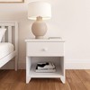 Plank+Beam Solid Wood Nightstand with 1 Drawer for Bedroom - 2 of 4