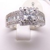 Gemma Princess Cut CZ Engagement Ring Womens Ginger Lyne Collection 9 - 4 of 4