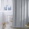 No Hook Shower Curtain Linen Style 76 Inches Heavy Duty Cloth Washable Bathroom 72x76 Inches No Hooks Needed - 4 of 4