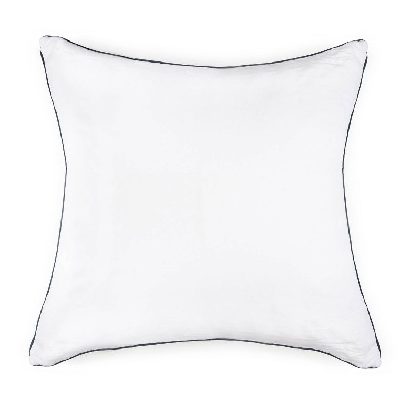 26" x 26" Euro French Linen Throw Pillow with Removable Sham | BOKSER HOME, 1 of 9