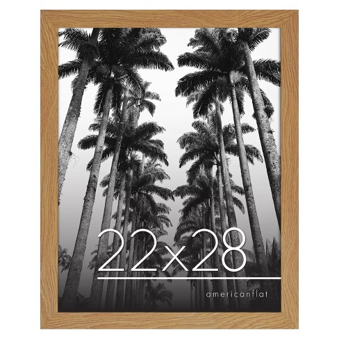 Americanflat 22x28 Poster Frame in Pine with Polished Plexiglass - Horizontal and Vertical Formats - Wall Mounted - image 1 of 4