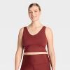 Women's Flex V-Neck Cropped Sports Bra - All In Motion™ - 4 of 4