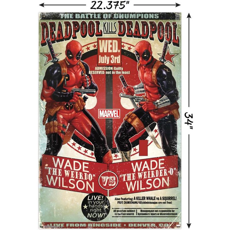 Trends International Marvel Comics - Deadpool - Chumpions Unframed Wall Poster Prints, 3 of 7