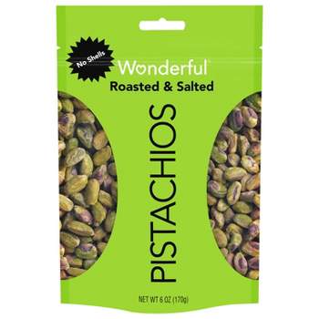 Wonderful Roasted & Salted Shelled Pistachios - 6oz