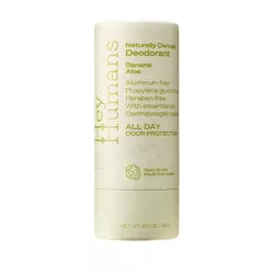 Hey Humans Banana Aloe Aluminum Free Deodorant with Natural Ingredients, Coconut Oil & Shea Butter - 2oz