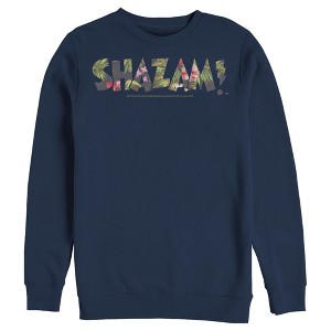 Men's Justice League Shazam Tropical Logo Sweatshirt - 1 of 3