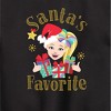 JoJo Siwa Santas Favorite Graphic Long Sleeve Fleece Sweatshirt - Black - 5T - 2 of 3