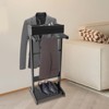 YIYIBYUS Suit Valet Stand, Clothes Stand with Storage and Top Tray, Used in Entryway, Office, Living Room - 3 of 4