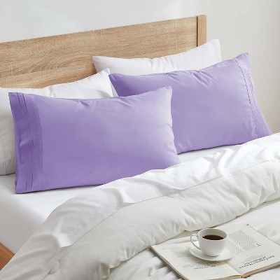 Lavender Hypoallergenic Cotton Standard/Queen Pillowcases Set