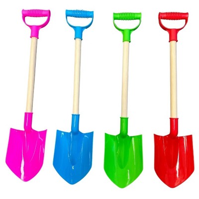 Beach Shovel 4-Piece Kids Sand Shovel Set - Beach Toys For Sandcastles, Snow Play & Outdoor Fun Sand Toys Set