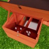 Gulches Large Wooden Chicken Coop with Two Nesting Boxes and Free range Doors - 4 of 4