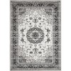 Garvee Washable Area Rug -Traditional Oriental Medallion Floral Design, Stain Resistant Indoor Print Carpet - 2 of 4