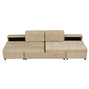 Maliang Versatile Sofa Bed, Modular Sofa, Sectionals Sofa with Two Storage Racks, Free-combined - 1 of 4