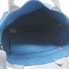 Wrapables Canvas Tote Bag for Women, Casual Cross Body Shoulder Handbag, Blue - 3 of 4