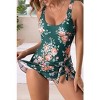 Eomenie One Piece Swimdress Swimsuits for Women Tummy Control Swim Dresses Skirt Bathing Suit - 2 of 3