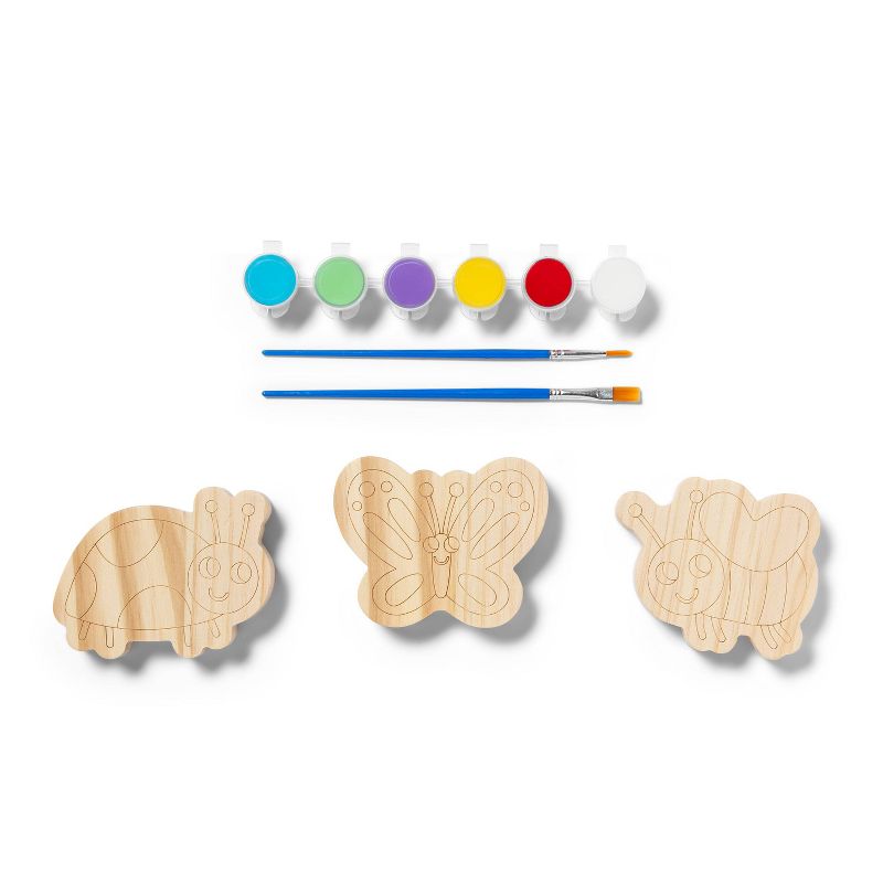 3pk Paint-Your-Own Spring Characters Wood Kit - Mondo Llama&#8482;, 3 of 6