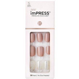 Kiss imPRESS Press-On Manicure Fake Nails - One More Chance - 30ct