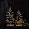 Melrose Metal Pine Tree Outline (Set of 3) - 2 of 4