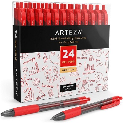 Arteza Micro-Line Ink Pens, Assorted Color Pen Set of 12