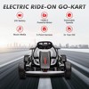 Jojoka Electric Drift Go-Kart for Kids, Outdoor Ride-on with Adjustable Seat, Dual Motors, 8.1 MPH, LED Lights, Music, Ages 6-12 - 3 of 4