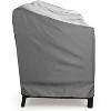 Love Seat Outdoor Furniture Weatherproof Cover - 48" x 32.5" x 31" - Gray - image 4 of 4