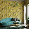 Glasshouse Mustard Yellow Birds Tropical Paste the Wall Wallpaper - 2 of 4