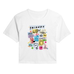Women's - Friends - Friends Sketchy Cropped Graphic T-Shirt - 1 of 4