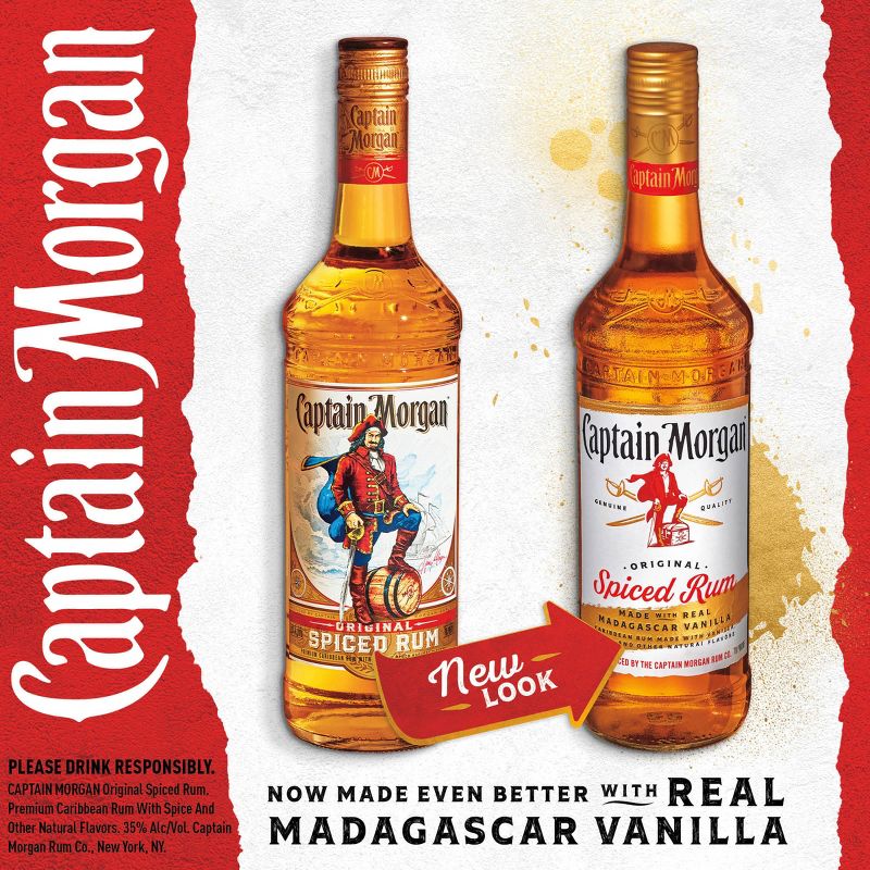 Captain Morgan Original Spiced Rum - 750ml Plastic Bottle, 4 of 10