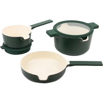 Alva Neat 5-Piece Nonstick Ceramic Nesting Cookware Set
