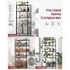 Itopfox Heavy Duty 5-Tier Metal Shelf Organizer with Leveling Feet for Garage, Pantry, Kitchen, Closet - Black - 4 of 4