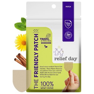 The Friendly Patch Relief Day Pain Patches 8 qty Arnica, White Willow Bark, Menthol - soreness and discomfort - 1 of 4