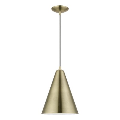 Livex Lighting Dulce 1 - Light Pendant in  Antique Brass
