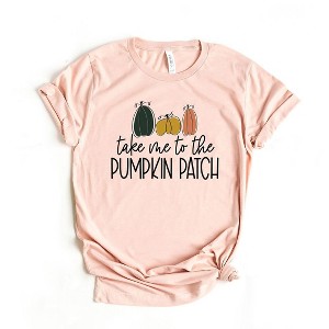 Simply Sage Market Women's Take Me To The Pumpkin Patch Short Sleeve Graphic Tee - 1 of 4