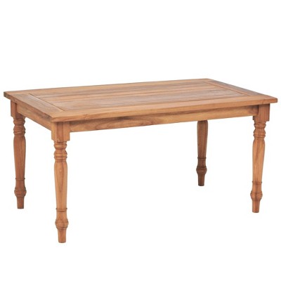 vidaXL Batavia Coffee Table Teak 35.4 in.x19.7 in.x17.7 in.