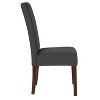 Emma and Oliver Mid-Century Parson's Chair and Finished Hardwood Frame for Kitchen, Dining Room & More - 4 of 4