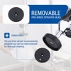 WOWOW 7/8-20UNEF Pre Rinse Sprayer with Black Handle Rubber Nozzles for Commercial Sink Faucet - 3 of 4