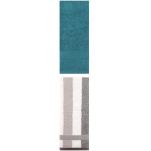 REGALWOVEN Cotton Absorbent Soft Decorative Hand Towels 13" x 30"/13" x 29" 2 Pcs - 1 of 4