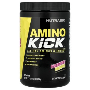 NutraBio Amino Kick™, Passionfruit Pineapple, 9.7 oz (274 g) - 1 of 4