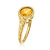 Ross-Simons 2.10 Carat Citrine Ring in 18kt Gold Over Sterling - 3 of 4