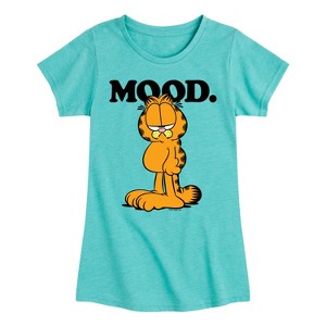 Girls' - Garfield - Mood Fitted Short Sleeve Graphic T-Shirt - 1 of 4